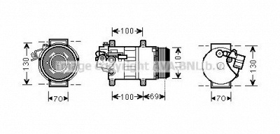 AVA QUALITY COOLING msk576 -  Компрессор, кондиционер